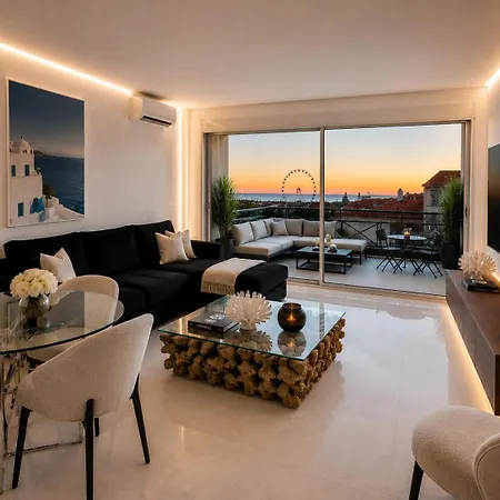 Nereo Riviera - Vue - Dernier Etage - 2 Terrasses - 5 Min Apartman